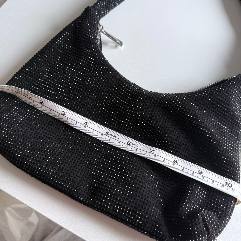 Elegant Black Studded Women's Bag - Picture 5 of 7